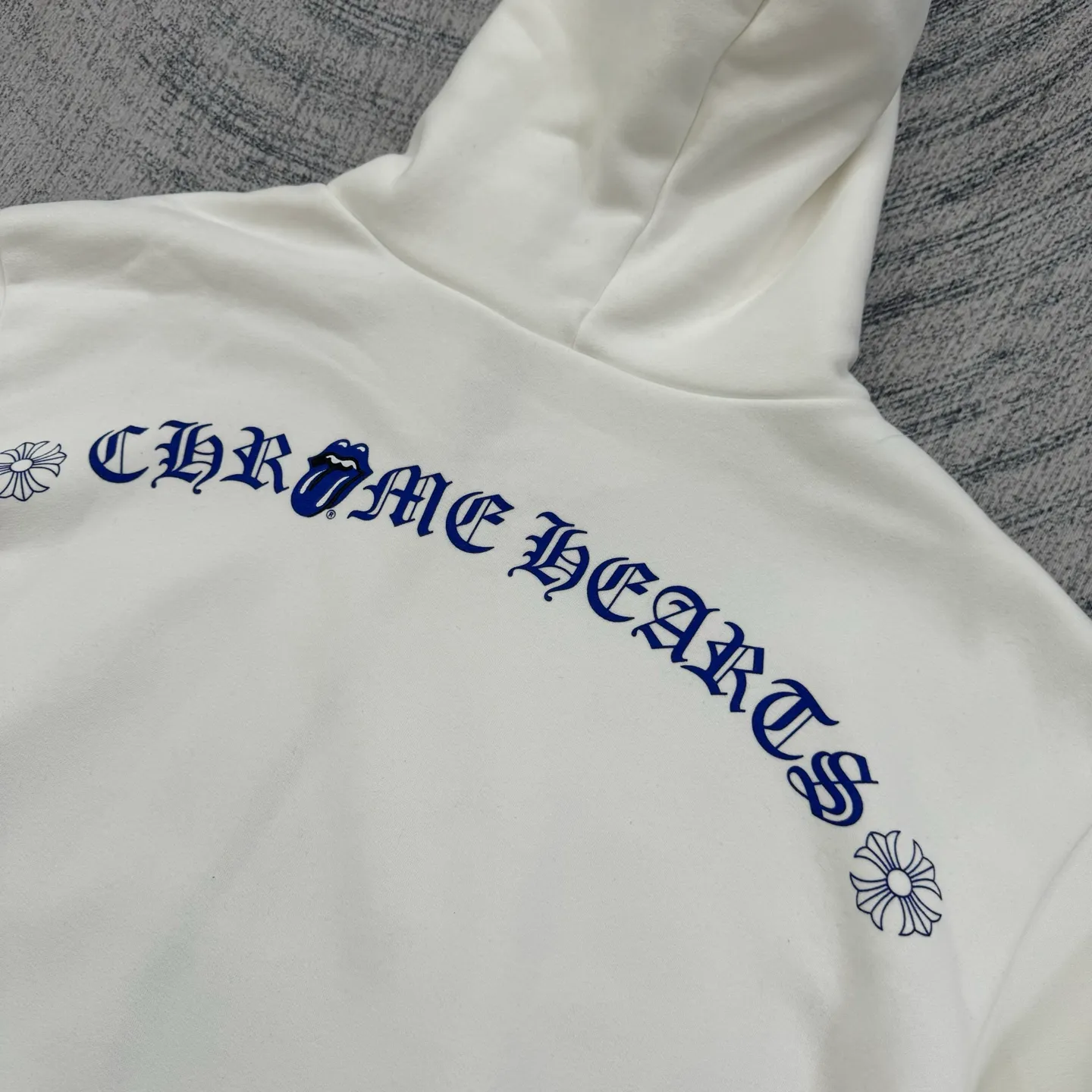 P470 Chrome Hearts hooded glue print sweatshirt jacket size S/M/L/XL